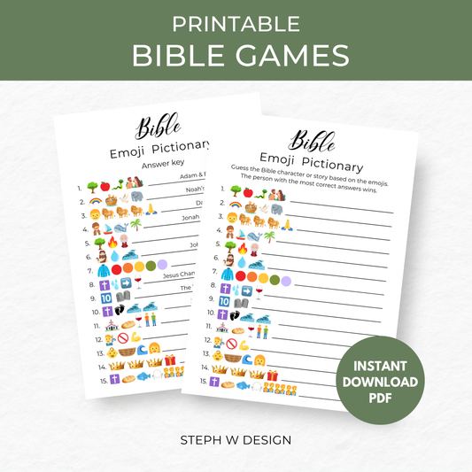 Bible Games Bundle,Fun Bible Study Activities