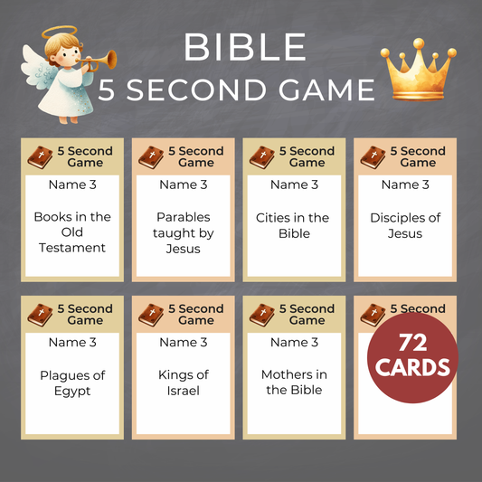 Bible 5 Second Game - Digital Download