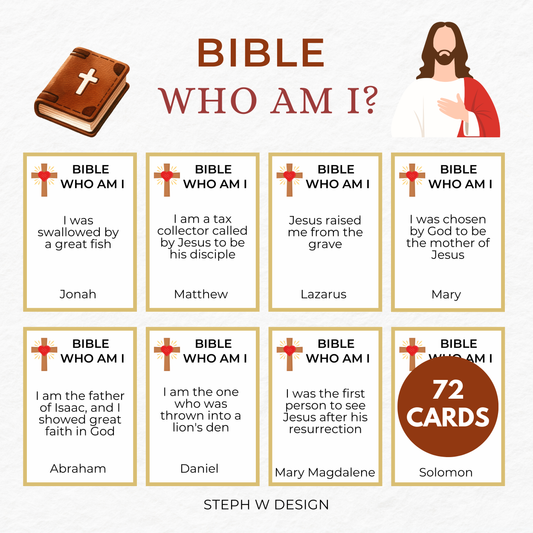 Printable Mega Bible Game Bundle-Church Games