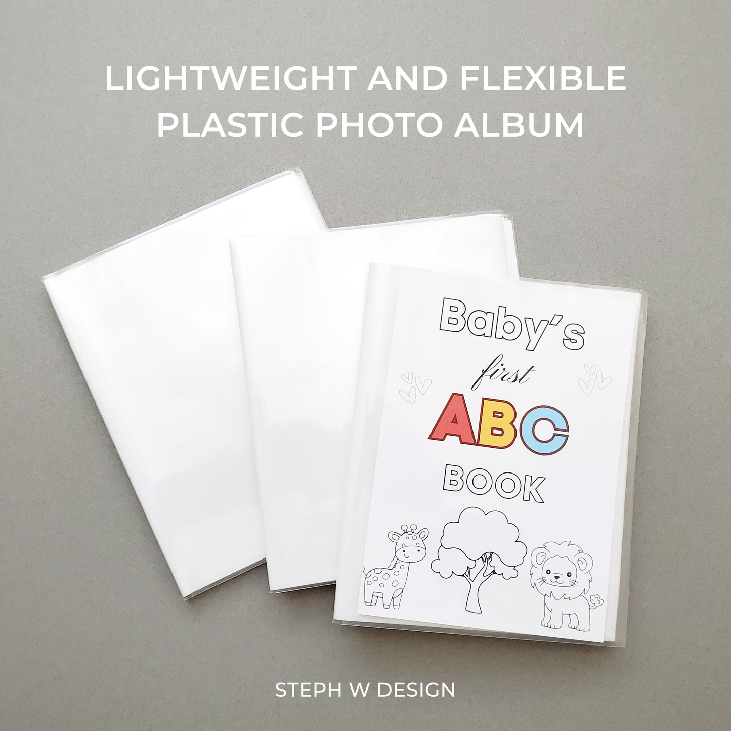 Baby Shower ABC & 123 Book Coloring Activity - Printed 5x7" Bundle