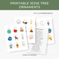 Jesse Tree Ornaments - Advent Printable Decorations - Digital Download