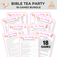 Christian Bible Tea Party Games - Digital Download