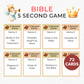 Bible 5 Second Game - Digital Download