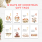 12 Days of Christmas Gift Tags - Digital Download