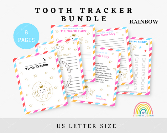Tooth Tracker Bundle - Rainbow