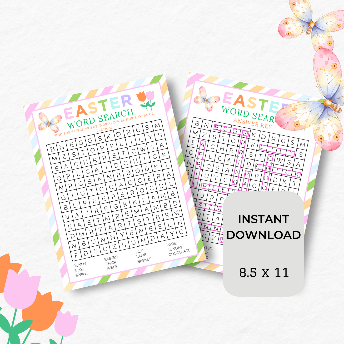 Easter Word Search Game
