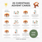 Printable Advent Scripture Cards, Christmas Countdown Calendar