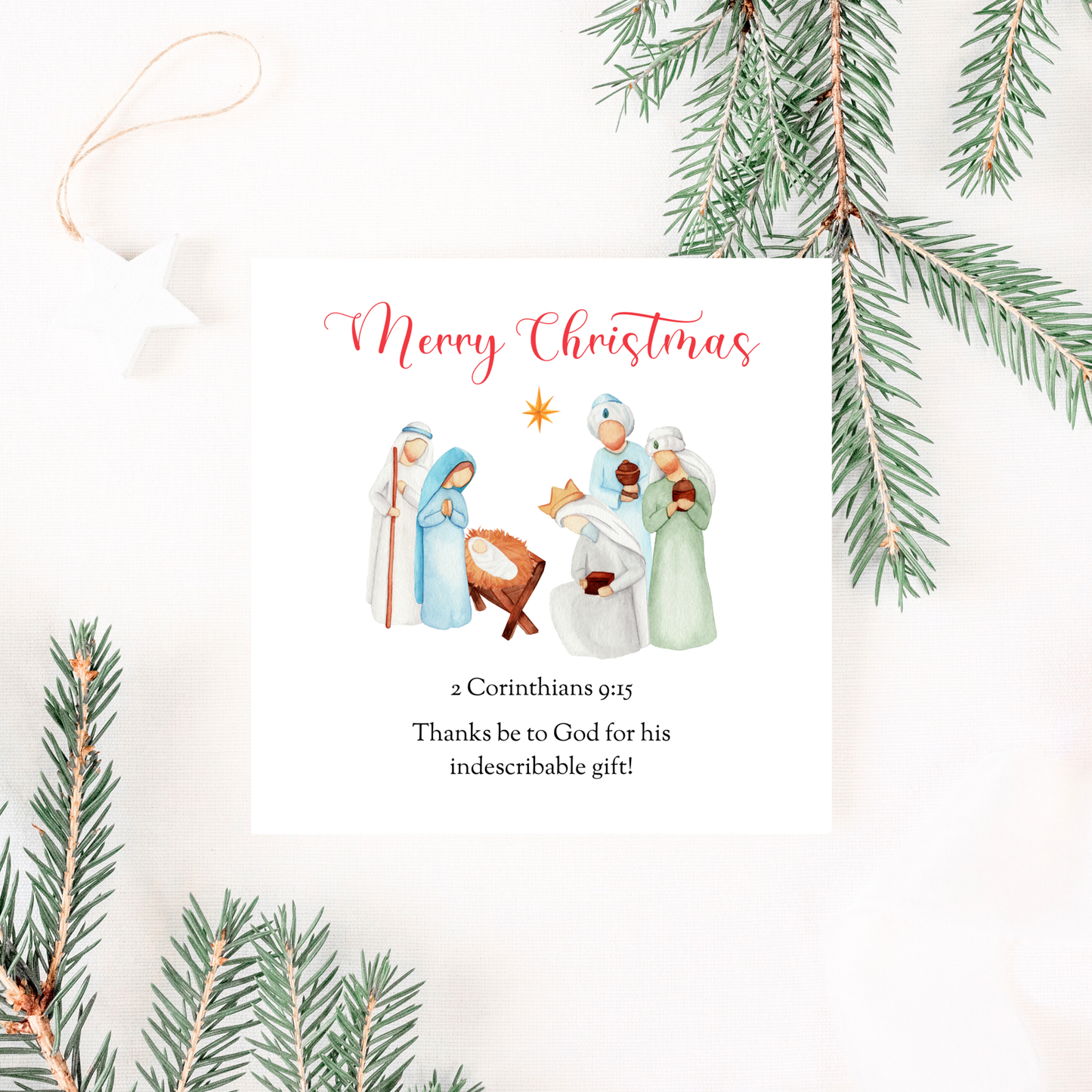 Printable Advent Scripture Cards, Christmas Countdown Calendar