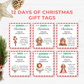 12 Days of Christmas Gift Tags - Nutcracker Christmas - Digital Download