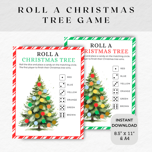 Christmas Roll A Tree Game