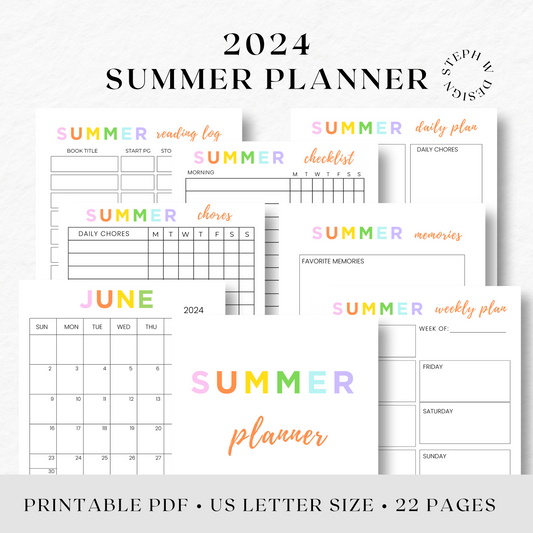 Summer Calendar 2024 - Kid Summer Schedule