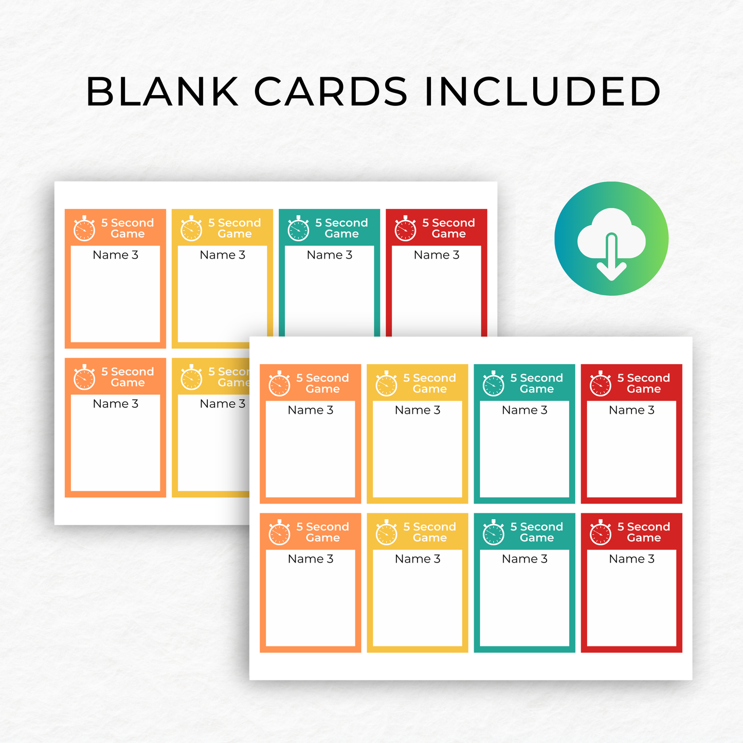 Thanksgiving 5 Second Game - Digital Download