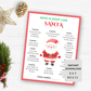 Christmas Who is Most Like Santa Game - Digital Download