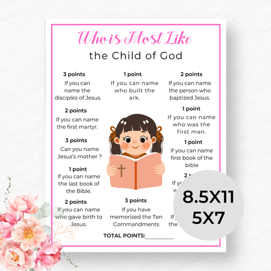 Who is Most Like Child of God Game - Digital Download